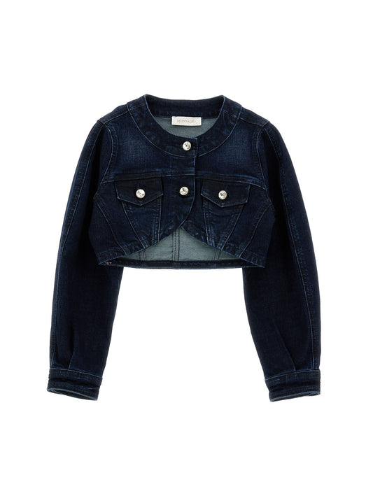 Short denim jacket