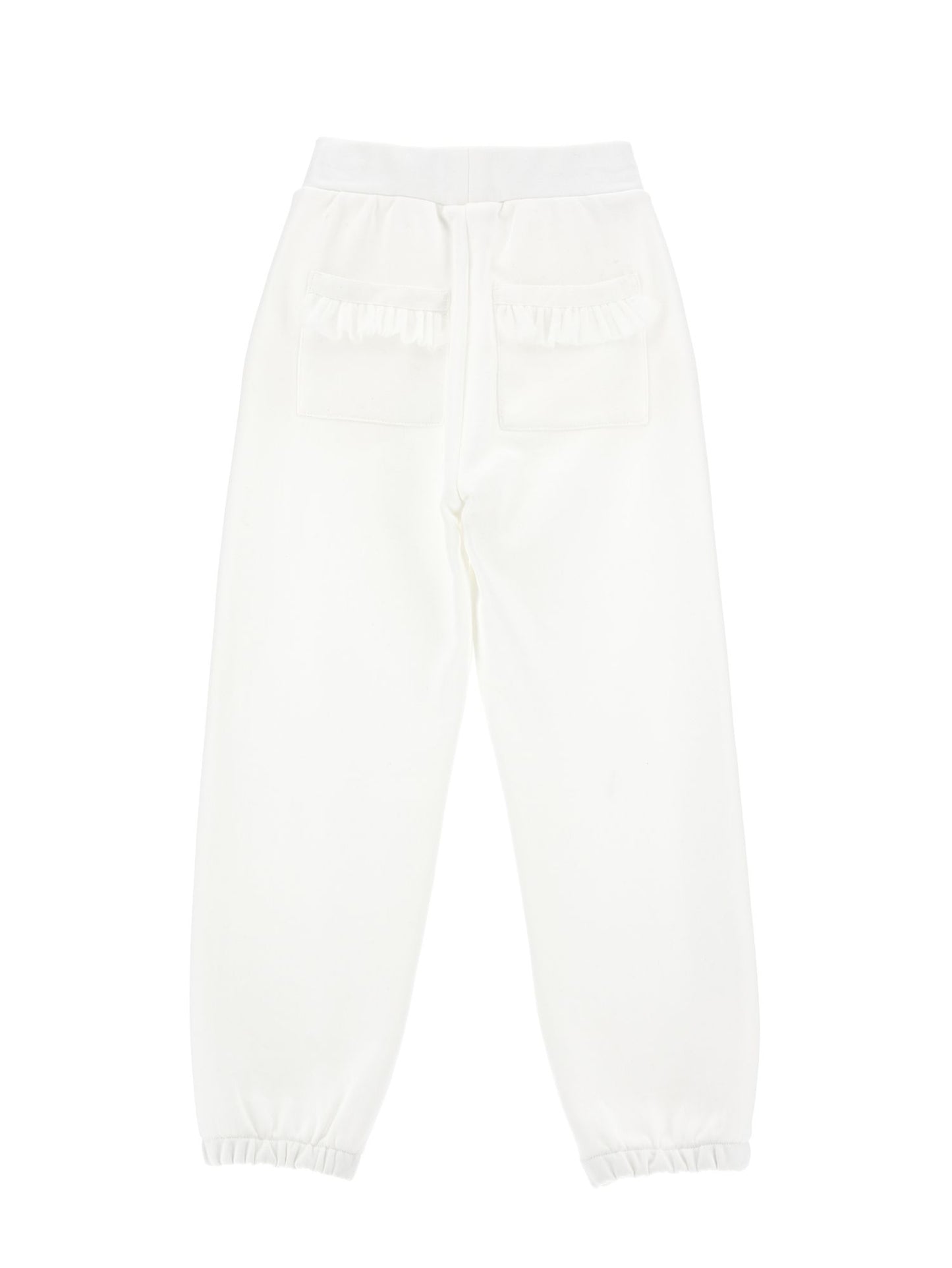 Jogger felpa e tulle