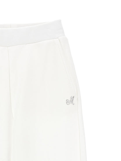 Jogger felpa e tulle