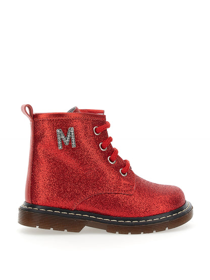 Lace-up glitter amphibians