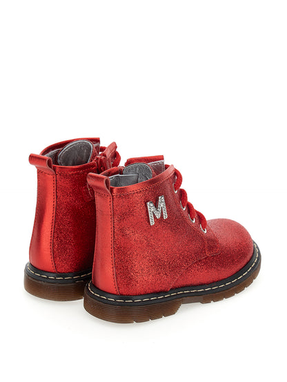Lace-up glitter amphibians