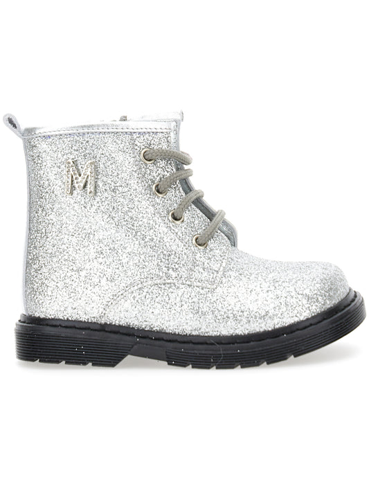 Anfibi glitter stringato