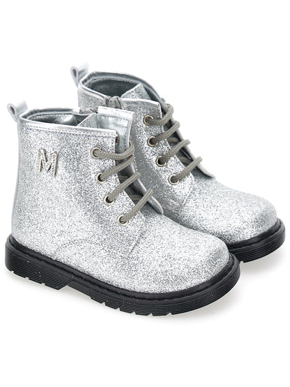 Lace-up glitter amphibians