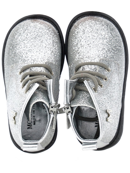 Lace-up glitter amphibians