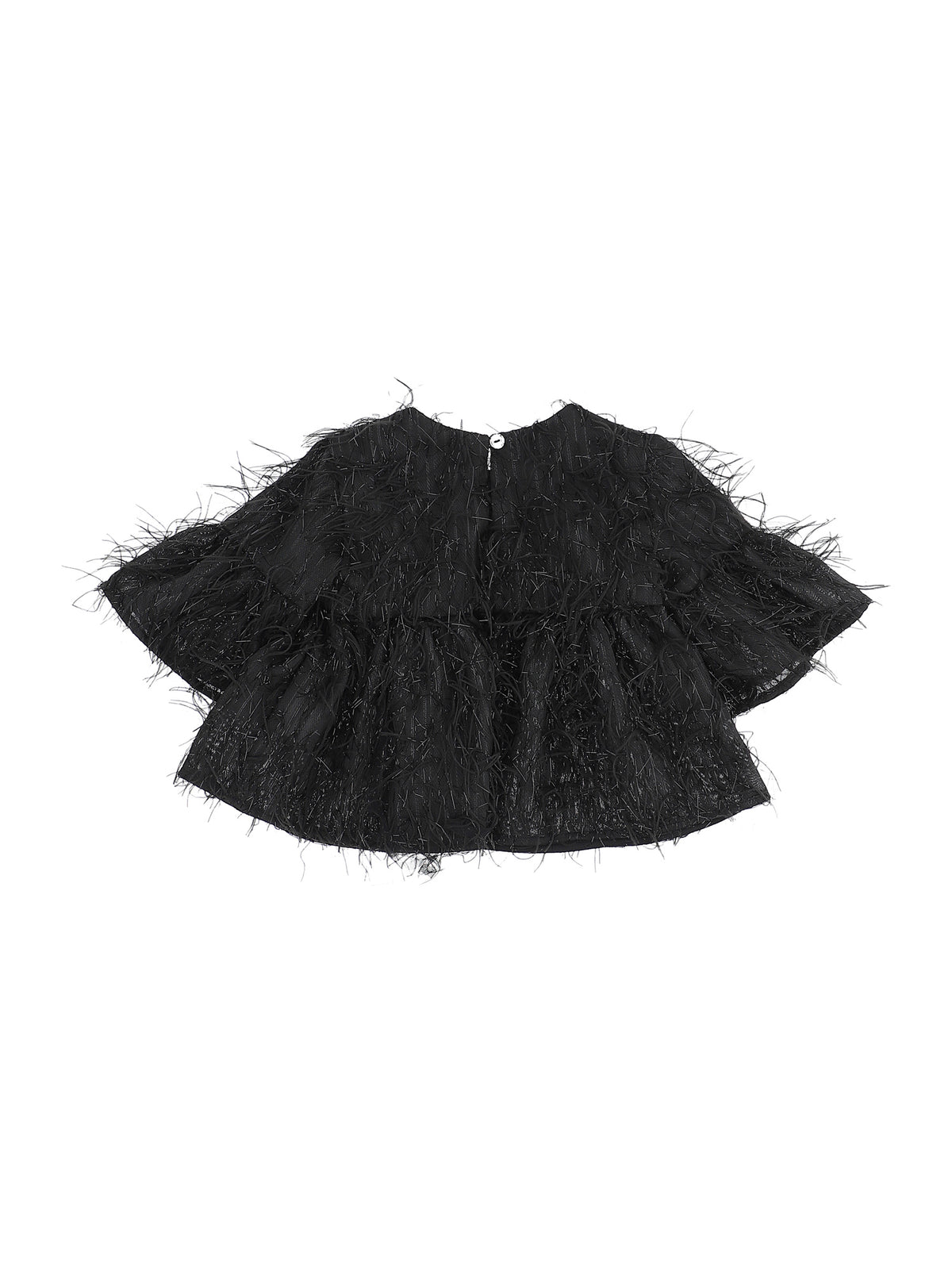 Organza fringed top