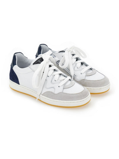 Leather boy sneakers