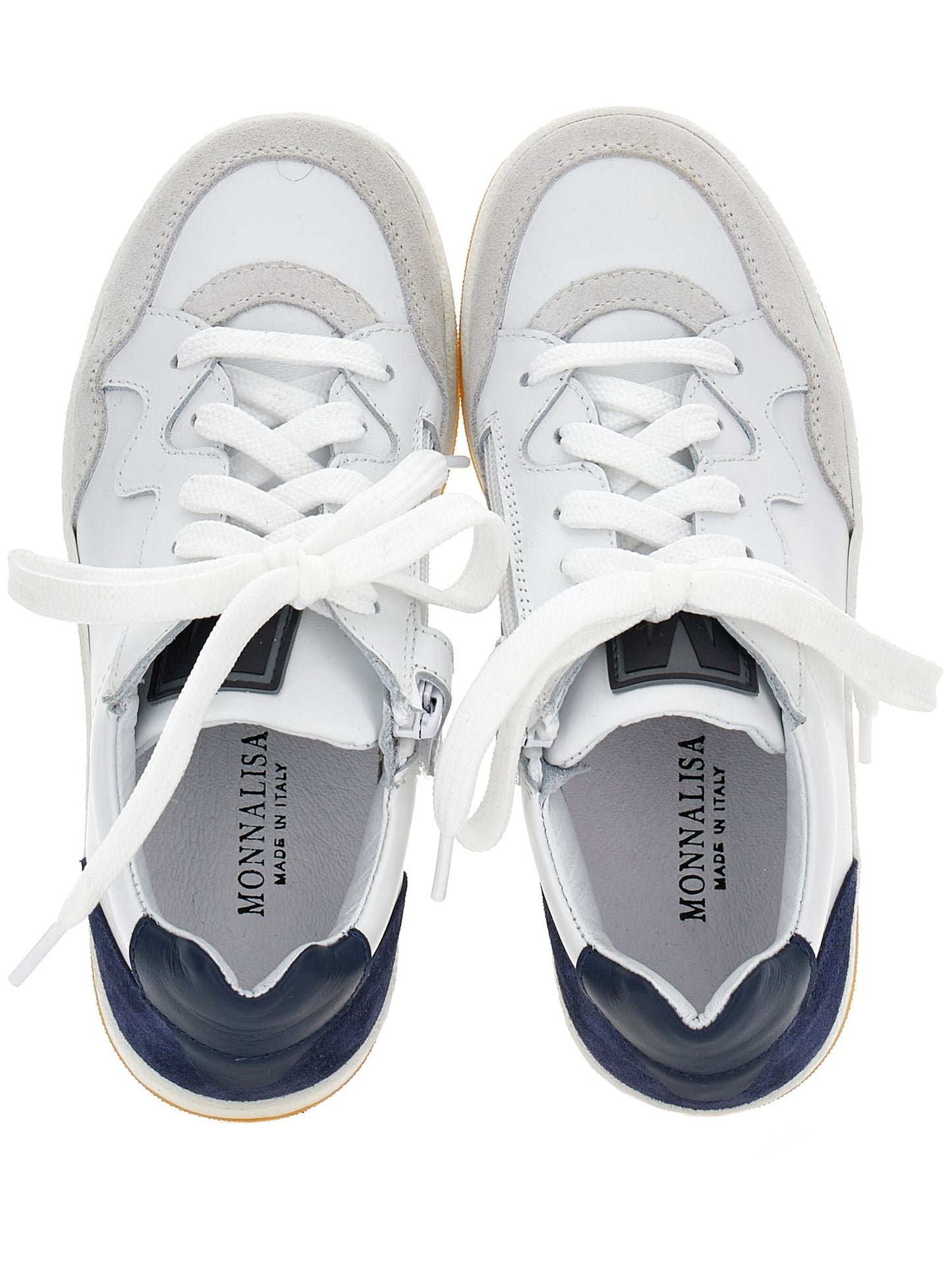 Leather boy sneakers