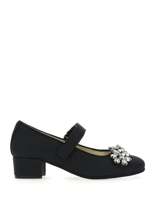 Tassel ballerinas with rhinestones