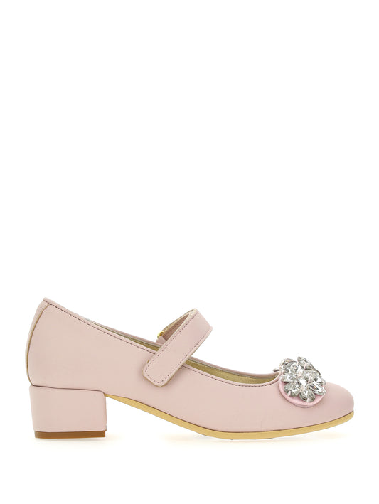 Tassel ballerinas with rhinestones