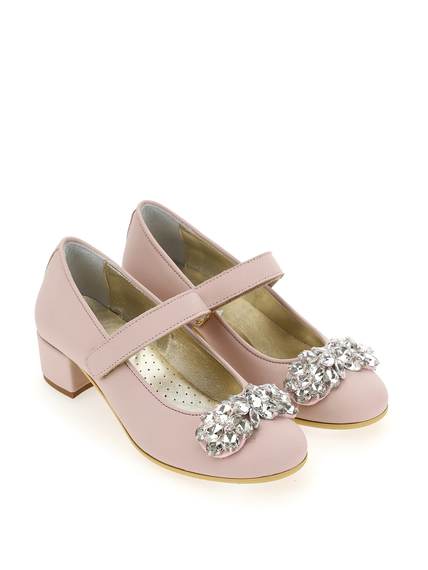 Ballerine nappa con strass