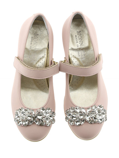 Ballerine nappa con strass