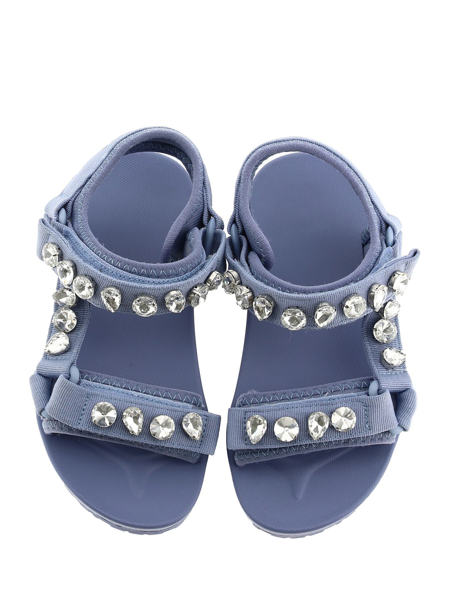 Sandali tecnici con strass