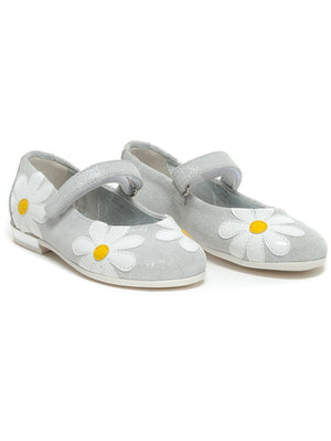 Glitter daisy ballerinas
