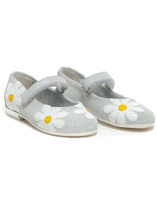 Glitter daisy ballerinas