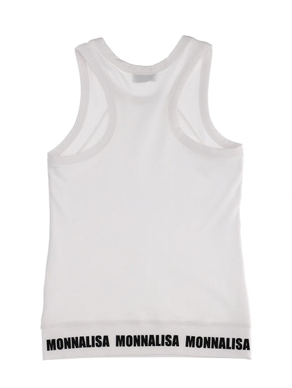 Athleisure jersey tank top