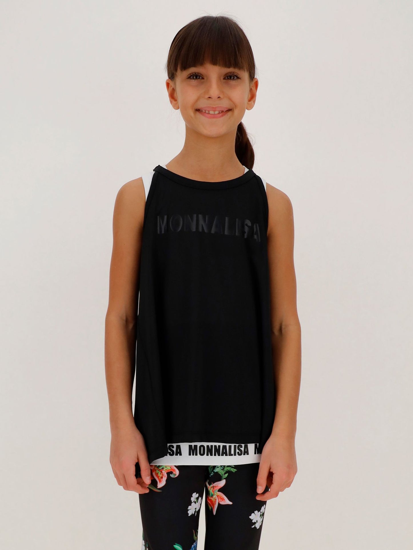 Athleisure jersey tank top