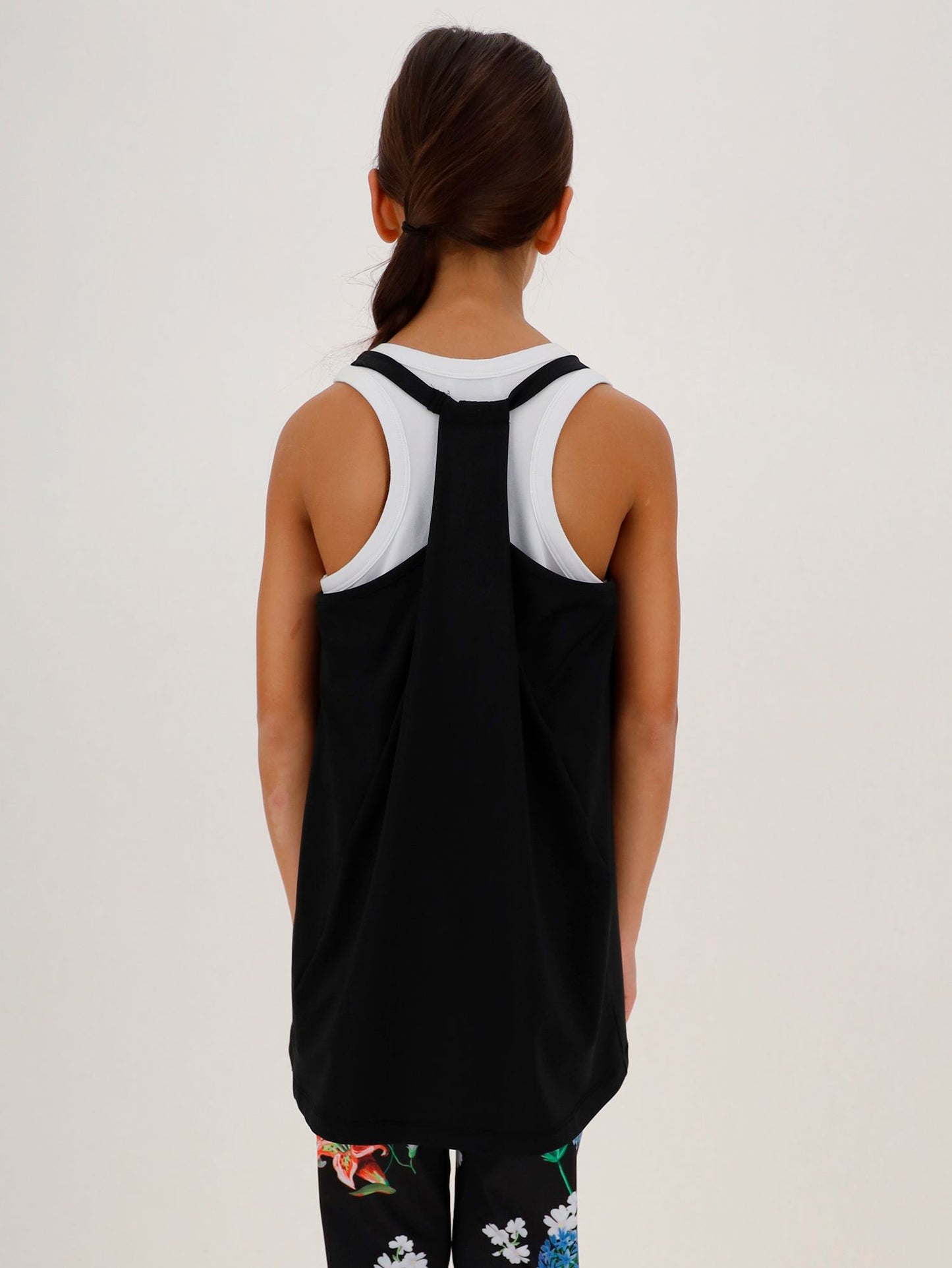 Athleisure jersey tank top