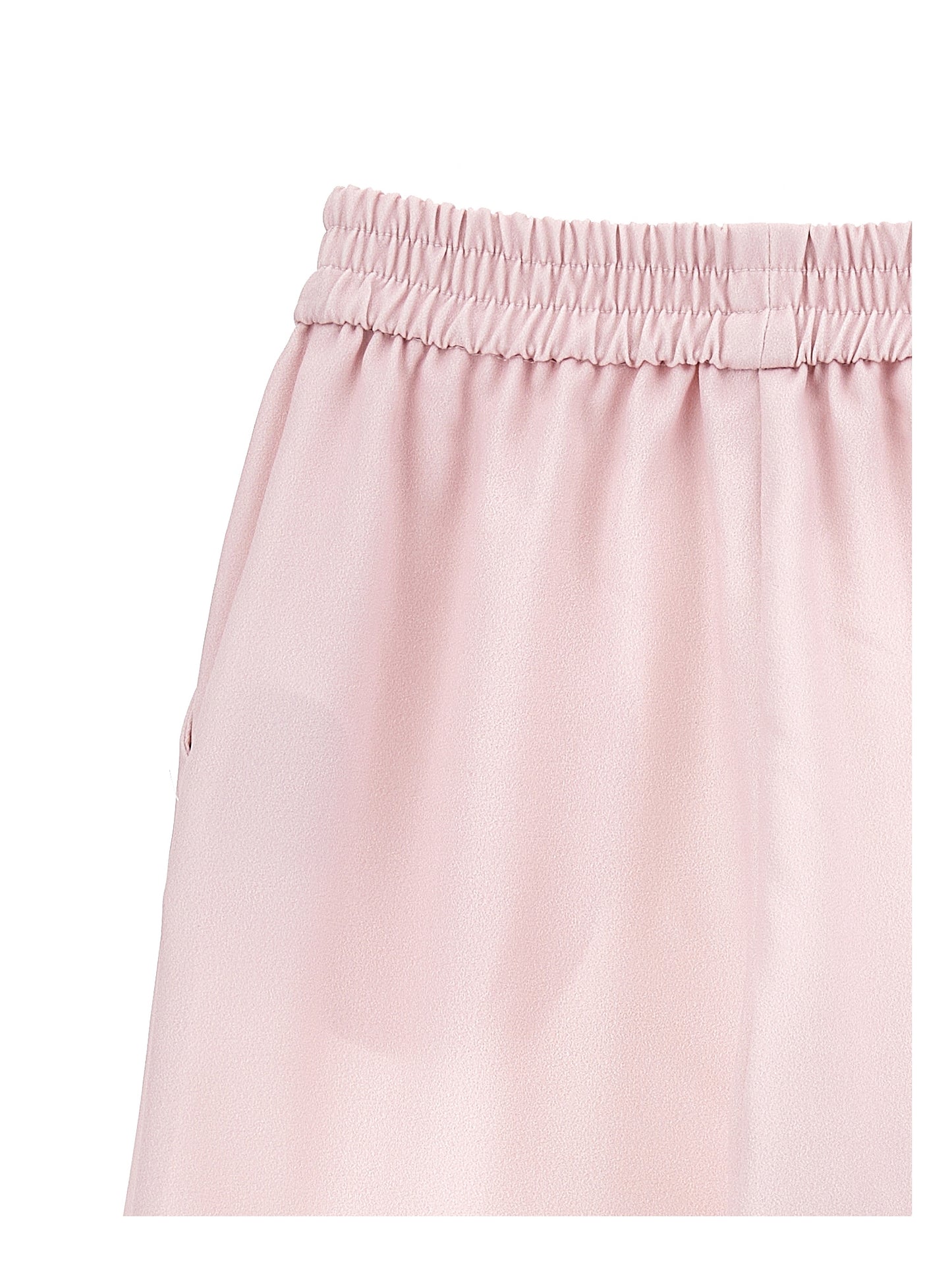 Magnolia print palazzo trousers