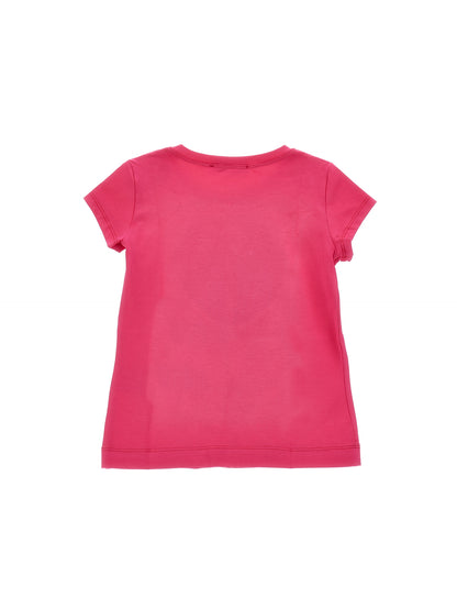 Sequined heart jersey T-shirt