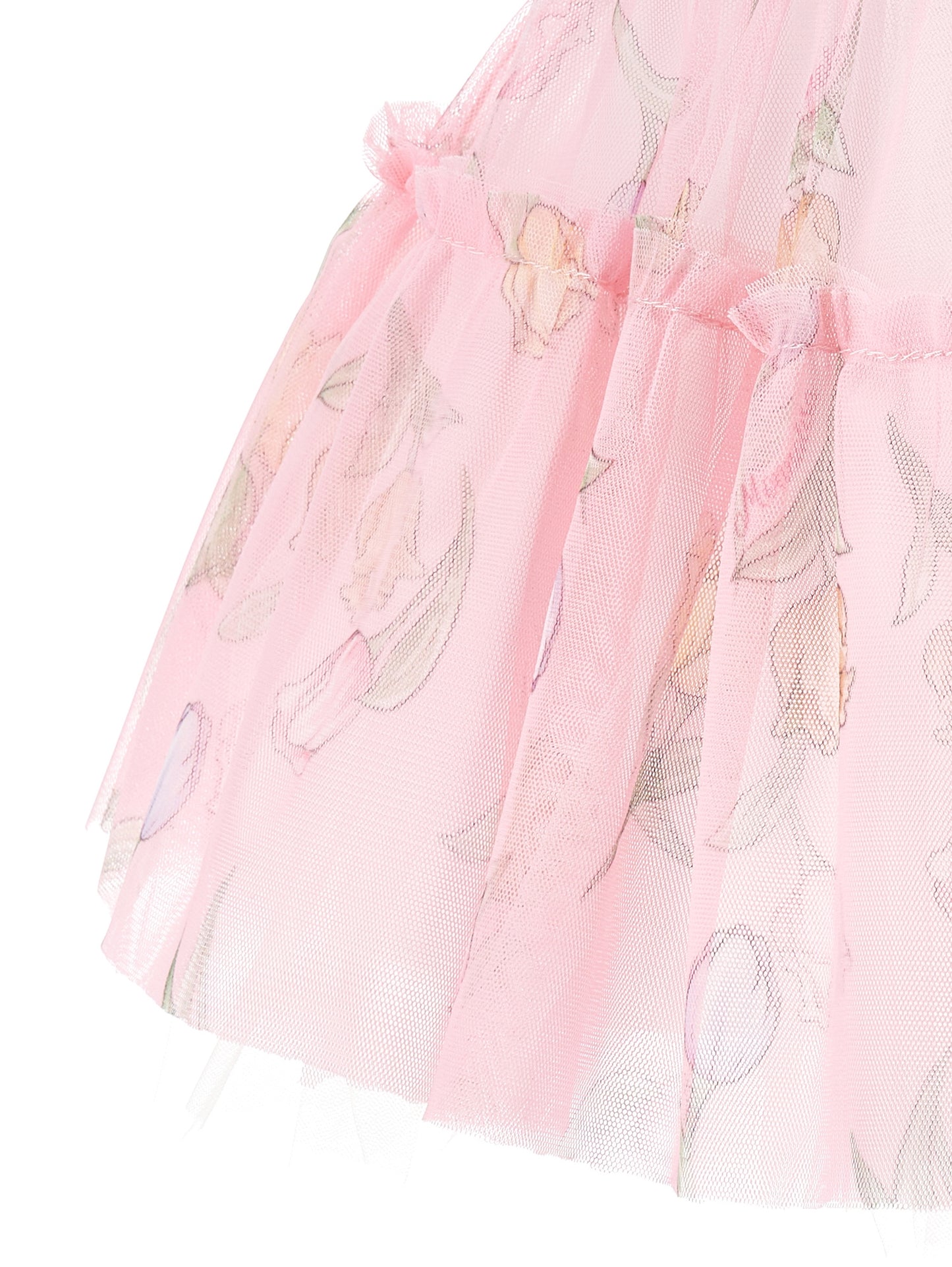 Tulip print tulle dress